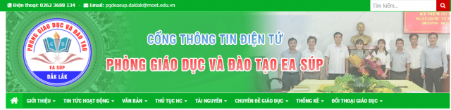 Web phòng GD&ĐT Ea Súp