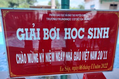 Giải bơi cấp trường năm học 2022-2023